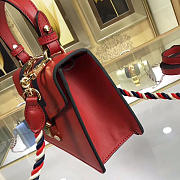 Gucci Sylvie leather mini bag in Red 470270	 - 5