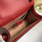 Gucci Sylvie leather mini bag in Red 470270	 - 3