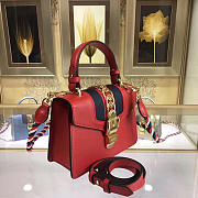 Gucci Sylvie leather mini bag in Red 470270	 - 2