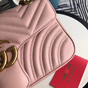 Gucci Marmont matelassé shoulder bag in Pink 443497 - 5
