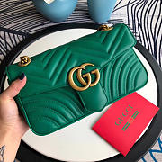 Gucci Marmont matelassé shoulder bag in Green 443497 - 1
