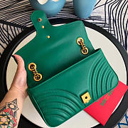 Gucci Marmont matelassé shoulder bag in Green 443497 - 2