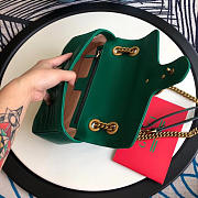 Gucci Marmont matelassé shoulder bag in Green 443497 - 6