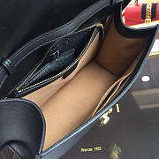 Gucci Sylvie medium top handle bag in Black leather 431665 - 3