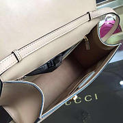 Gucci Sylvie medium top handle bag in Pink leather 431665 - 2