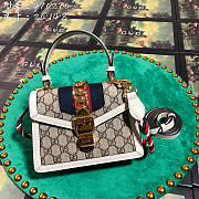 Gucci Sylvie leather bag in White 470270 - 6