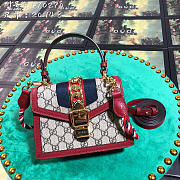 Gucci Sylvie leather bag in Red 470270 - 6