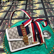 Gucci Sylvie shoulder White bag leather 421882 - 5