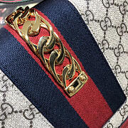 Gucci Sylvie shoulder Red bag leather 421882 - 2