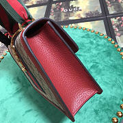 Gucci Sylvie shoulder Red bag leather 421882 - 4