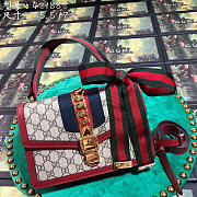 Gucci Sylvie shoulder Red bag leather 421882 - 6