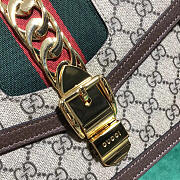 Gucci Sylvie shoulder Brown bag leather 421882	 - 6