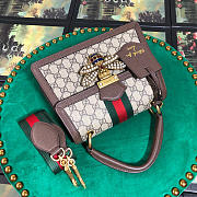 Gucci Queen Margaret small top handle bag in Brown 476541 - 5