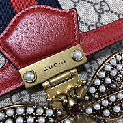 Gucci Queen Margaret Supreme medium shoulder bag in Red 524356 - 3