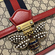 Gucci Queen Margaret Supreme medium shoulder bag in Red 524356 - 4