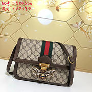 Gucci Queen Margaret Supreme medium shoulder bag in Brown 524356 - 1