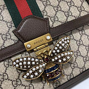 Gucci Queen Margaret Supreme medium shoulder bag in Brown 524356 - 3