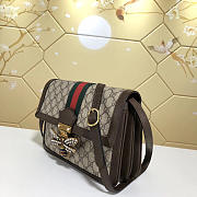 Gucci Queen Margaret Supreme medium shoulder bag in Brown 524356 - 5