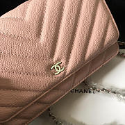 Chanel Flap Bag Calfskin Leather Pink with Silver Hardware - 6