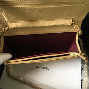 Chanel Flap Bag Calfskin Leather Apricot with Gold Hardware - 4