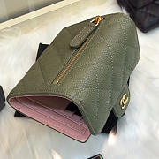 Chanel Plain Folding Green and Pink Wallets with Gold Hradware - 5
