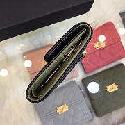 Chanel Lebay Calfskin Leather Plain Folding Black Wallets - 4