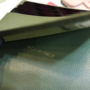 Chanel Calfskin Leather Plain Folding Green Wallets 82288 - 4