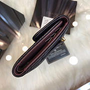 Chanel Calfskin Leather Plain Folding Black Wallets with Gold Hardware - 2