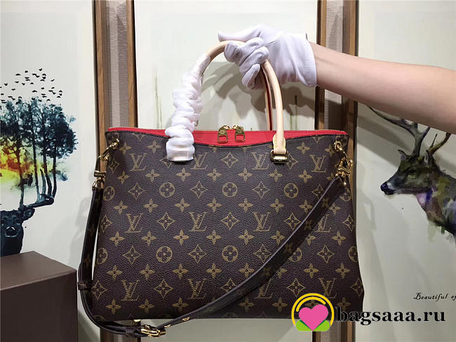 Louis Vuitton Monogram Pallas in Red M40906 - 1