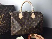 Louis Vuitton Damier Azur Speedy 30cm With Shoulder Strap Bag N40391 - 4