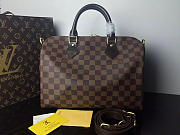 Louis Vuitton Damier Azur Speedy 30cm With Shoulder Strap Bag N41183 - 6