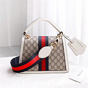 Gucci Queen Margaret Small Top Handle Bag In White 476541 - 6