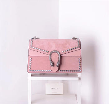 Gucci Dionysus Calfskin Pink Bag 400249