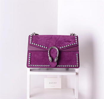 Gucci Dionysus Calfskin Purple Bag 400249