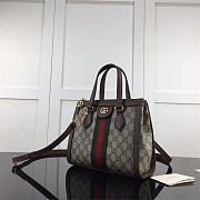 Gucci Ophidia small GG tote bag in Khaki 547551 - 2