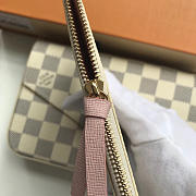 Louis Vuitton Damier Canvas Pochette Felicie Wallets Handbag 63106 - 6