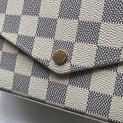 Louis Vuitton Damier Canvas Pochette Felicie Wallets Handbag 63106 - 5