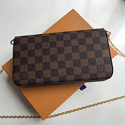 Louis Vuitton Damier Canvas Pochette Felicie Wallets Handbag 63032 - 3