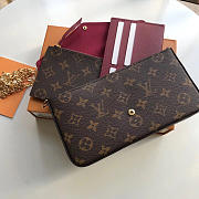 Louis Vuitton Damier Canvas Pochette Felicie Wallets Handbag 61276 - 6