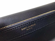 YSL Monogram College Black Medium Bag with Gold Hardware 24cm - 4