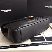 YSL Monogram College Black Large Bag with Gold Hardware 32cm - 2