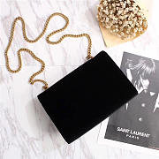 YSL Saint Laurent Black Bag with Gold Hardware - 3
