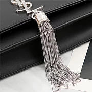 YSL Classic Calfskin Chain Bag in Black 26817 - 5
