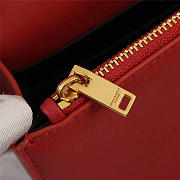 YSL Classic Calfskin Mini Chain Bag in Red 26817 - 4