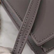 YSL Classic Calfskin Mini Chain Bag in Gray 26817 - 3