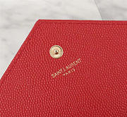 YSL original leather women's shoulder bag in Red 26801 - 4