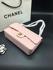 Chanel Flap Bag Caviar in Pink 25cm with Gold Hardware - 5