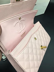 Chanel Flap Bag Caviar in Pink 25cm with Gold Hardware - 3