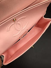 Chanel Flap Bag Caviar in Pink 25cm with Gold Hardware - 2