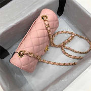 Chanel Flap Bag Caviar in Pink 20cm with Gold Hardware - 3